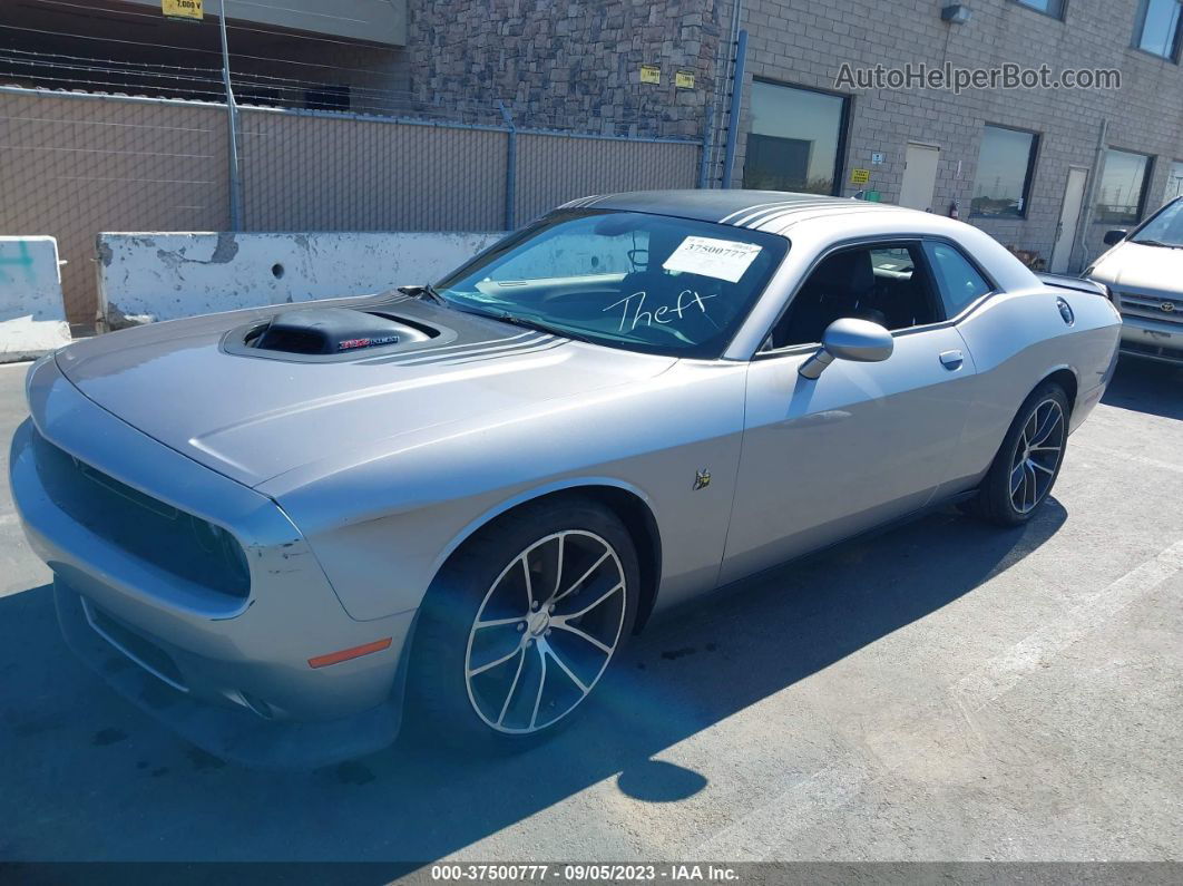 2015 Dodge Challenger R/t Scat Pack Shaker Silver vin: 2C3CDZFJ2FH842644