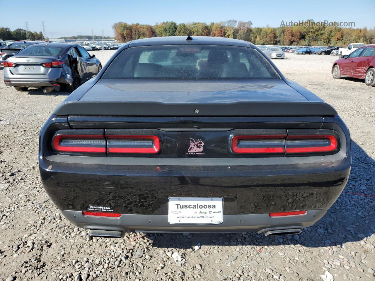 2016 Dodge Challenger R/t Scat Pack Black vin: 2C3CDZFJ2GH284182