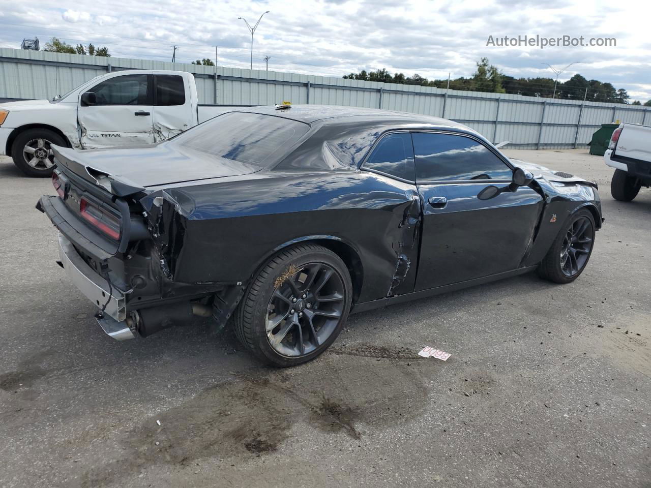 2022 Dodge Challenger R/t Scat Pack Black vin: 2C3CDZFJ2NH254645