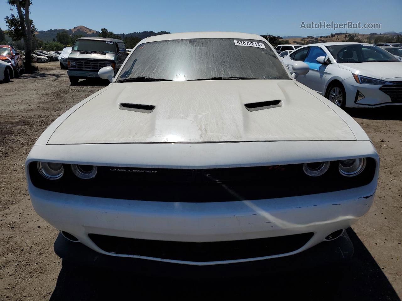 2015 Dodge Challenger R/t Scat Pack White vin: 2C3CDZFJ3FH843172