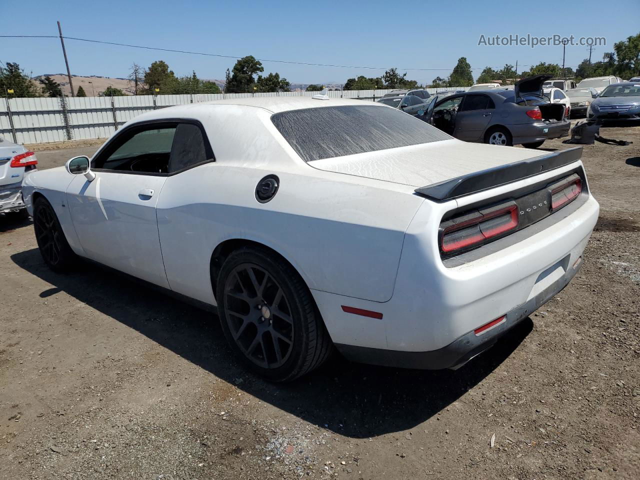 2015 Dodge Challenger R/t Scat Pack Белый vin: 2C3CDZFJ3FH843172