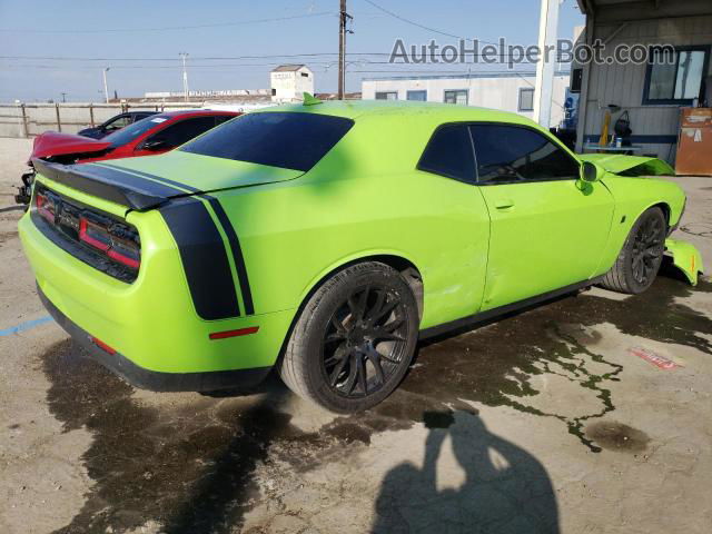 2015 Dodge Challenger R/t Scat Pack Green vin: 2C3CDZFJ3FH877810