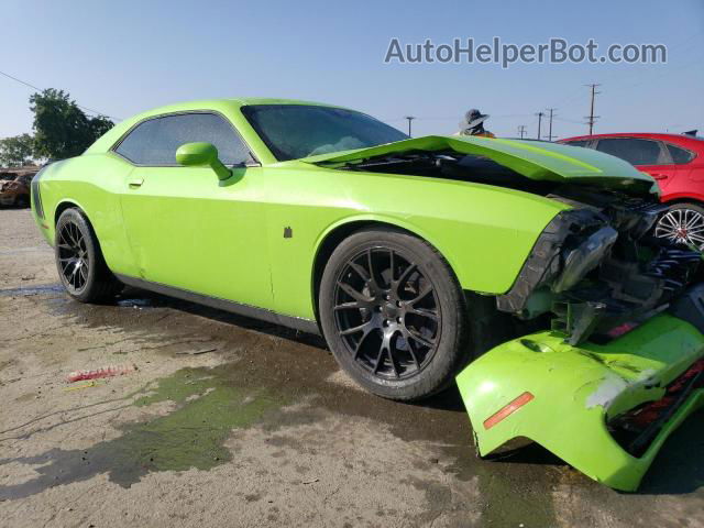 2015 Dodge Challenger R/t Scat Pack Green vin: 2C3CDZFJ3FH877810