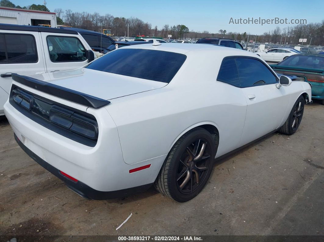 2016 Dodge Challenger R/t Scat Pack White vin: 2C3CDZFJ3GH153679