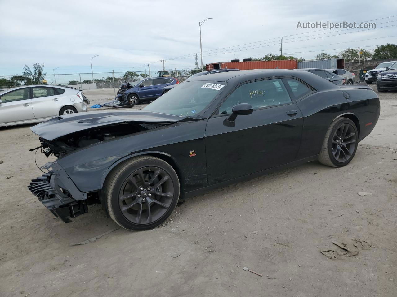 2022 Dodge Challenger R/t Scat Pack Black vin: 2C3CDZFJ3NH181687