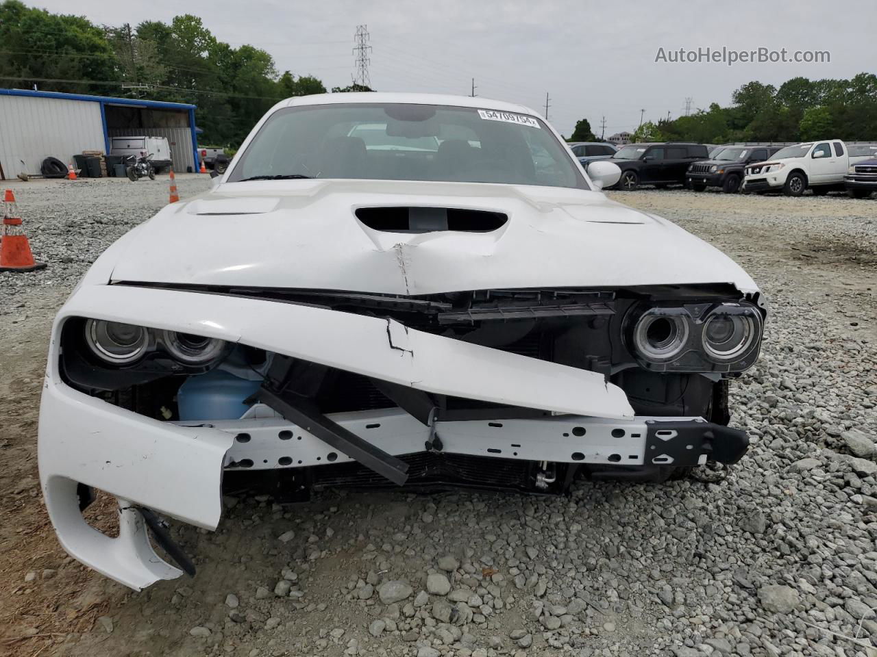 2023 Dodge Challenger R/t Scat Pack Белый vin: 2C3CDZFJ3PH630238