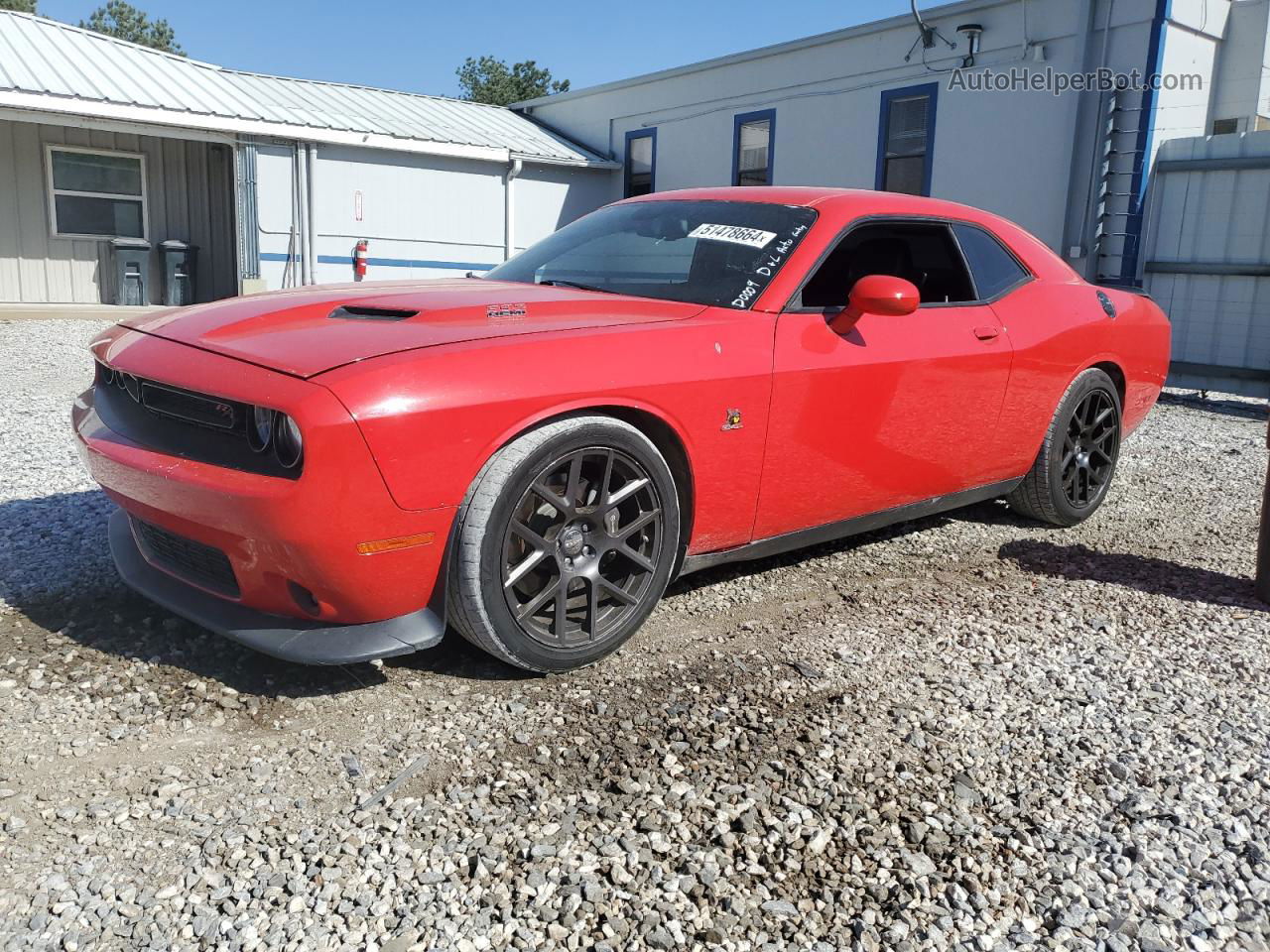 2015 Dodge Challenger R/t Scat Pack Red vin: 2C3CDZFJ4FH782317