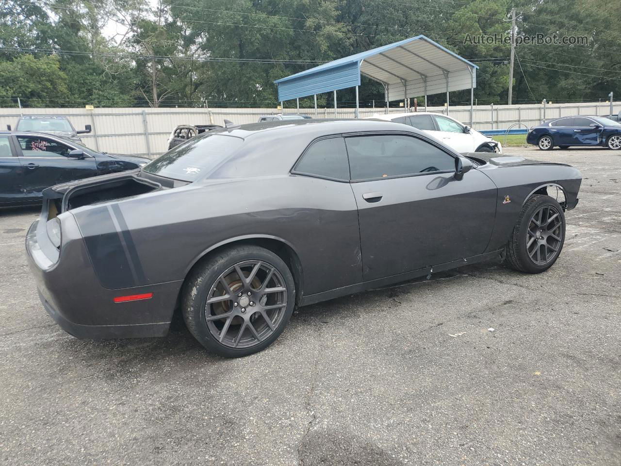 2016 Dodge Challenger R/t Scat Pack Charcoal vin: 2C3CDZFJ4GH152590