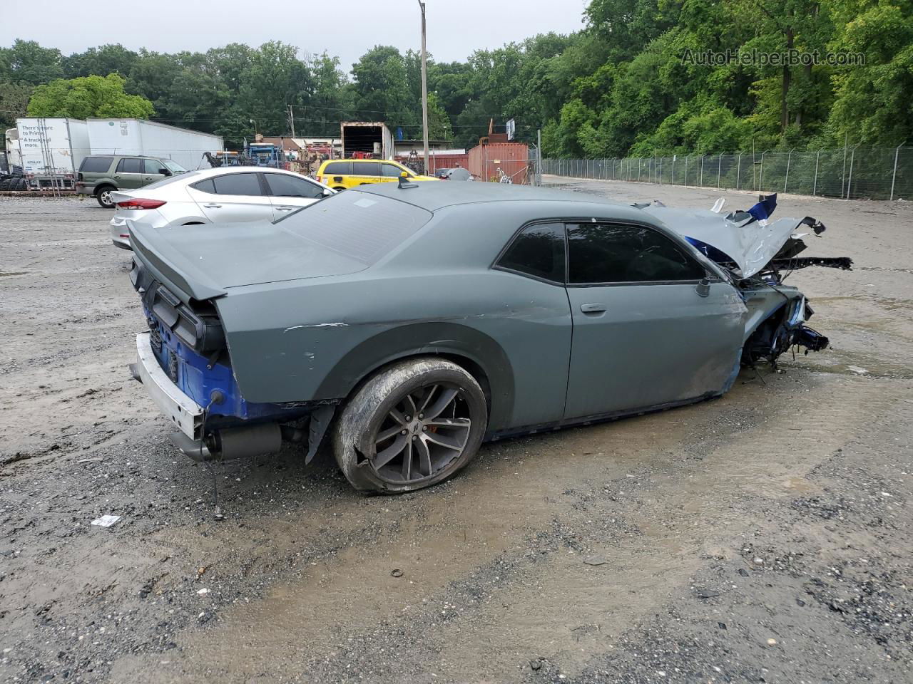 2018 Dodge Challenger R/t 392 Gray vin: 2C3CDZFJ4JH293795