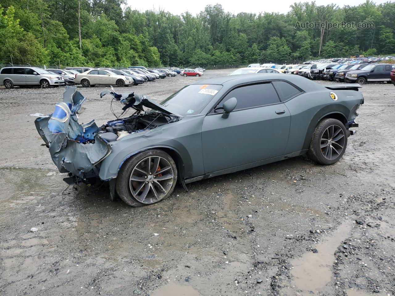 2018 Dodge Challenger R/t 392 Серый vin: 2C3CDZFJ4JH293795