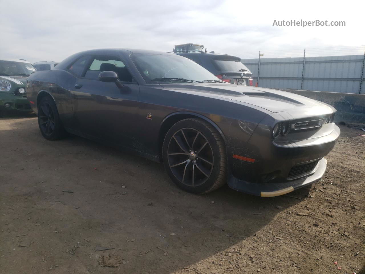 2015 Dodge Challenger R/t Scat Pack Gray vin: 2C3CDZFJ5FH707903