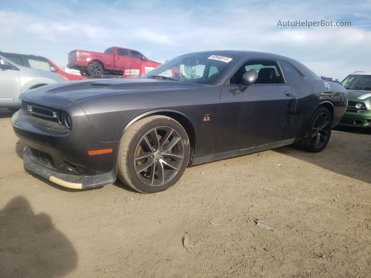 2015 Dodge Challenger R/t Scat Pack Серый vin: 2C3CDZFJ5FH707903