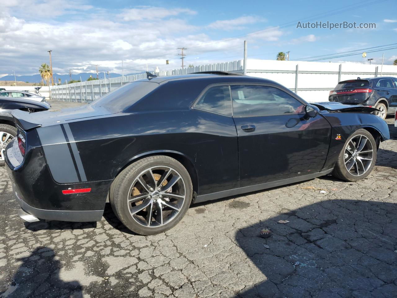 2016 Dodge Challenger R/t Scat Pack Black vin: 2C3CDZFJ5GH142862