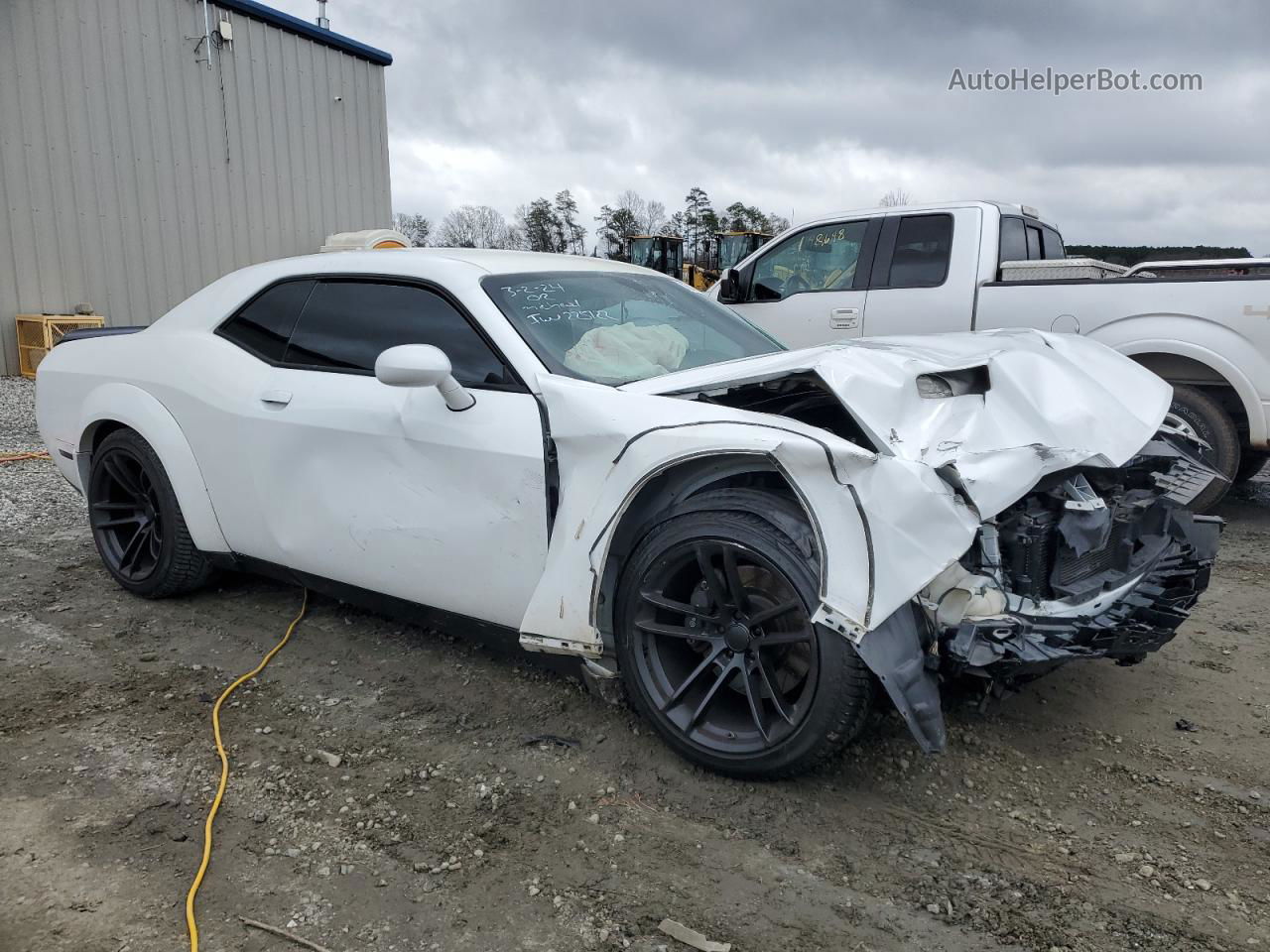 2016 Dodge Challenger R/t Scat Pack White vin: 2C3CDZFJ7GH137775