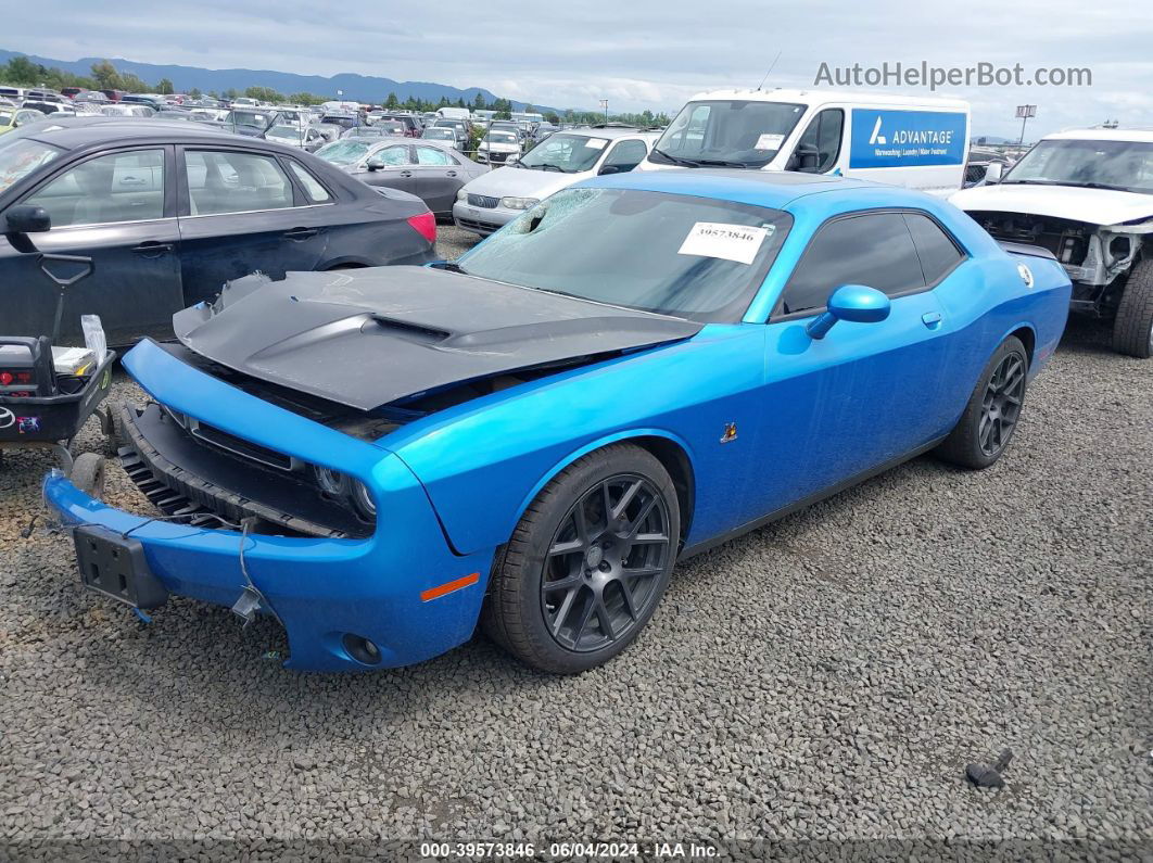 2016 Dodge Challenger R/t Scat Pack Blue vin: 2C3CDZFJ5GH221271