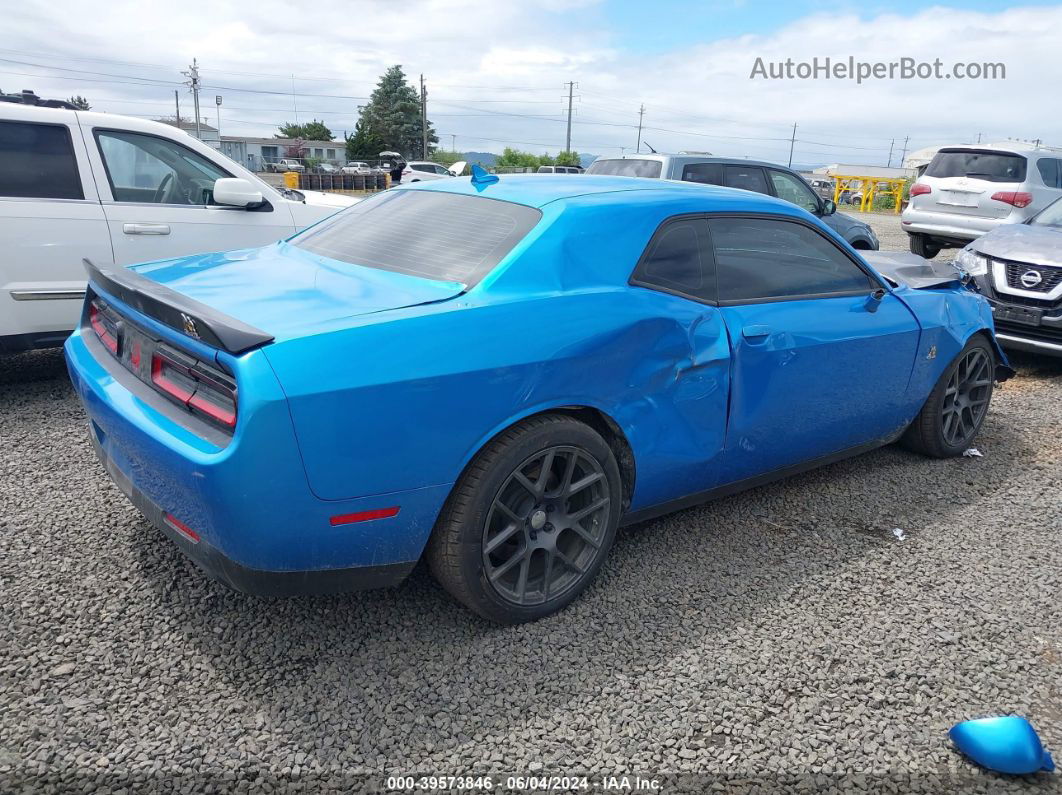 2016 Dodge Challenger R/t Scat Pack Blue vin: 2C3CDZFJ5GH221271