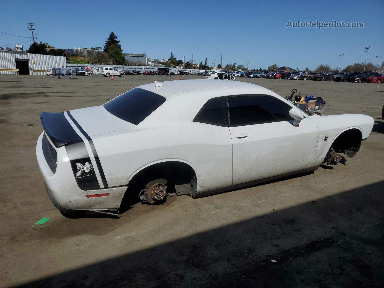 2018 Dodge Challenger R/t 392 White vin: 2C3CDZFJ5JH111196