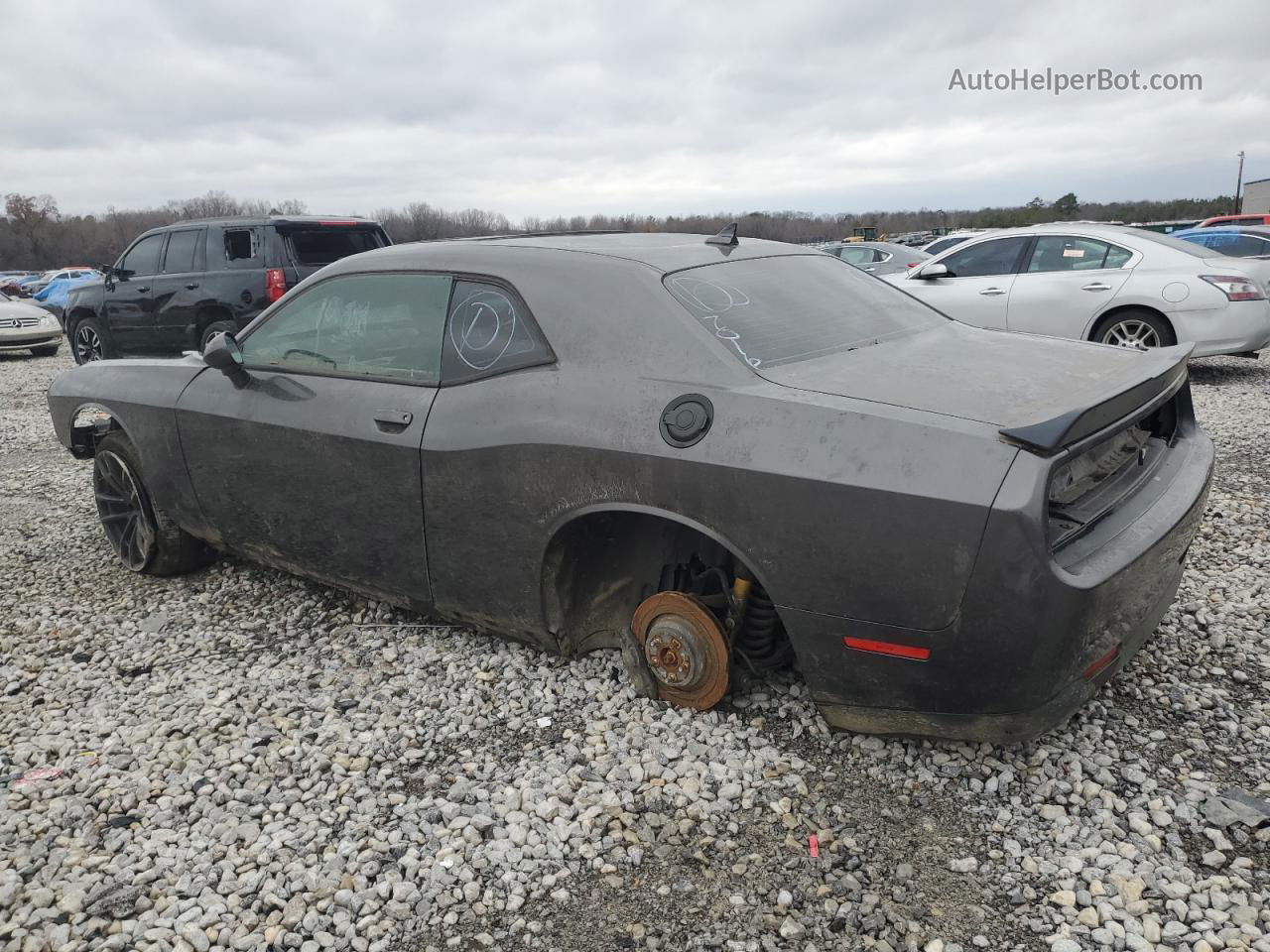 2018 Dodge Challenger R/t 392 Gray vin: 2C3CDZFJ5JH128211