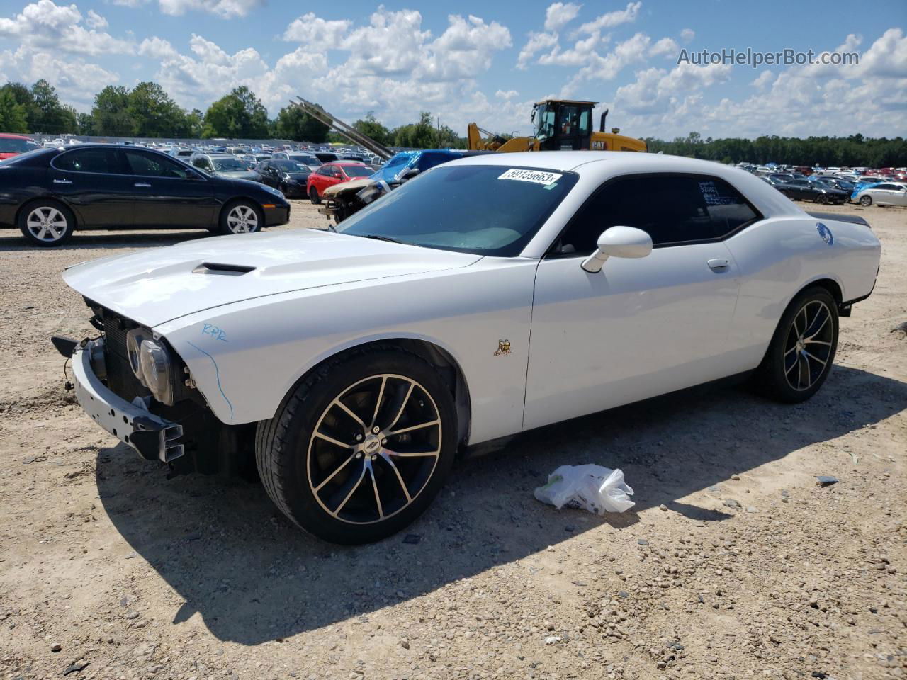 2018 Dodge Challenger R/t 392 Белый vin: 2C3CDZFJ5JH155344