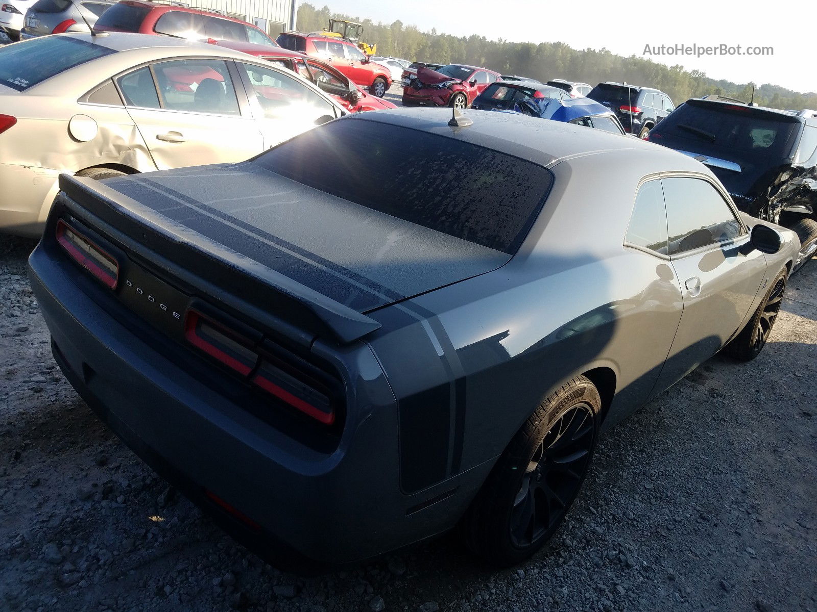 2018 Dodge Challenger R/t 392 Gray vin: 2C3CDZFJ5JH202243