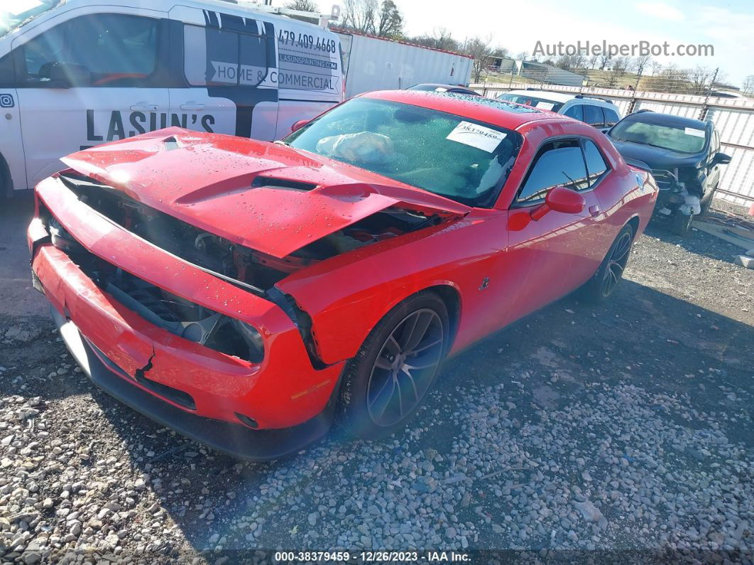 2018 Dodge Challenger R/t Scat Pack Красный vin: 2C3CDZFJ5JH306098