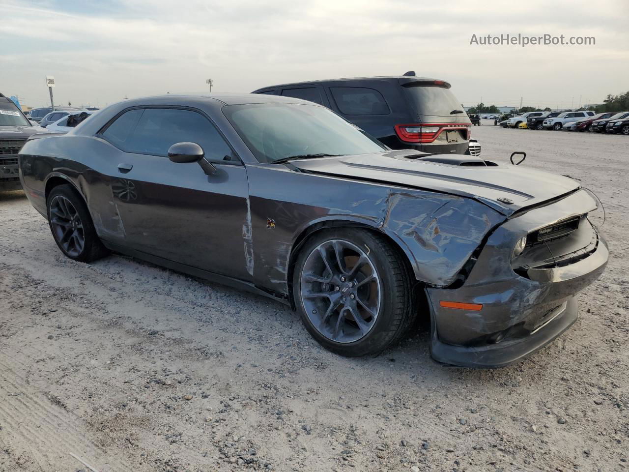 2022 Dodge Challenger R/t Scat Pack Gray vin: 2C3CDZFJ5NH160436