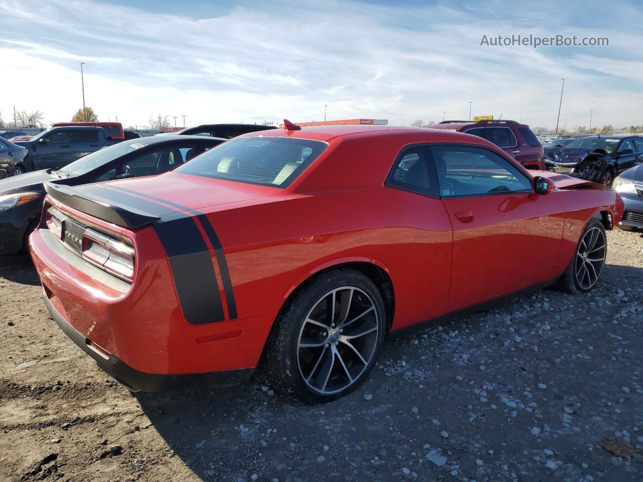 2016 Dodge Challenger R/t Scat Pack Red vin: 2C3CDZFJ6GH168483