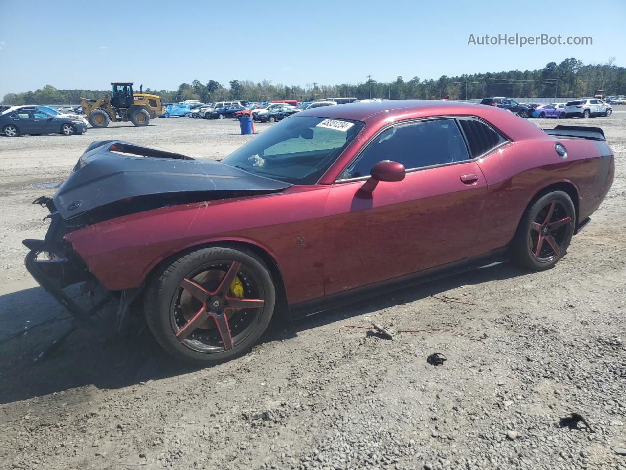 2017 Dodge Challenger R/t 392 Burgundy vin: 2C3CDZFJ6HH613404