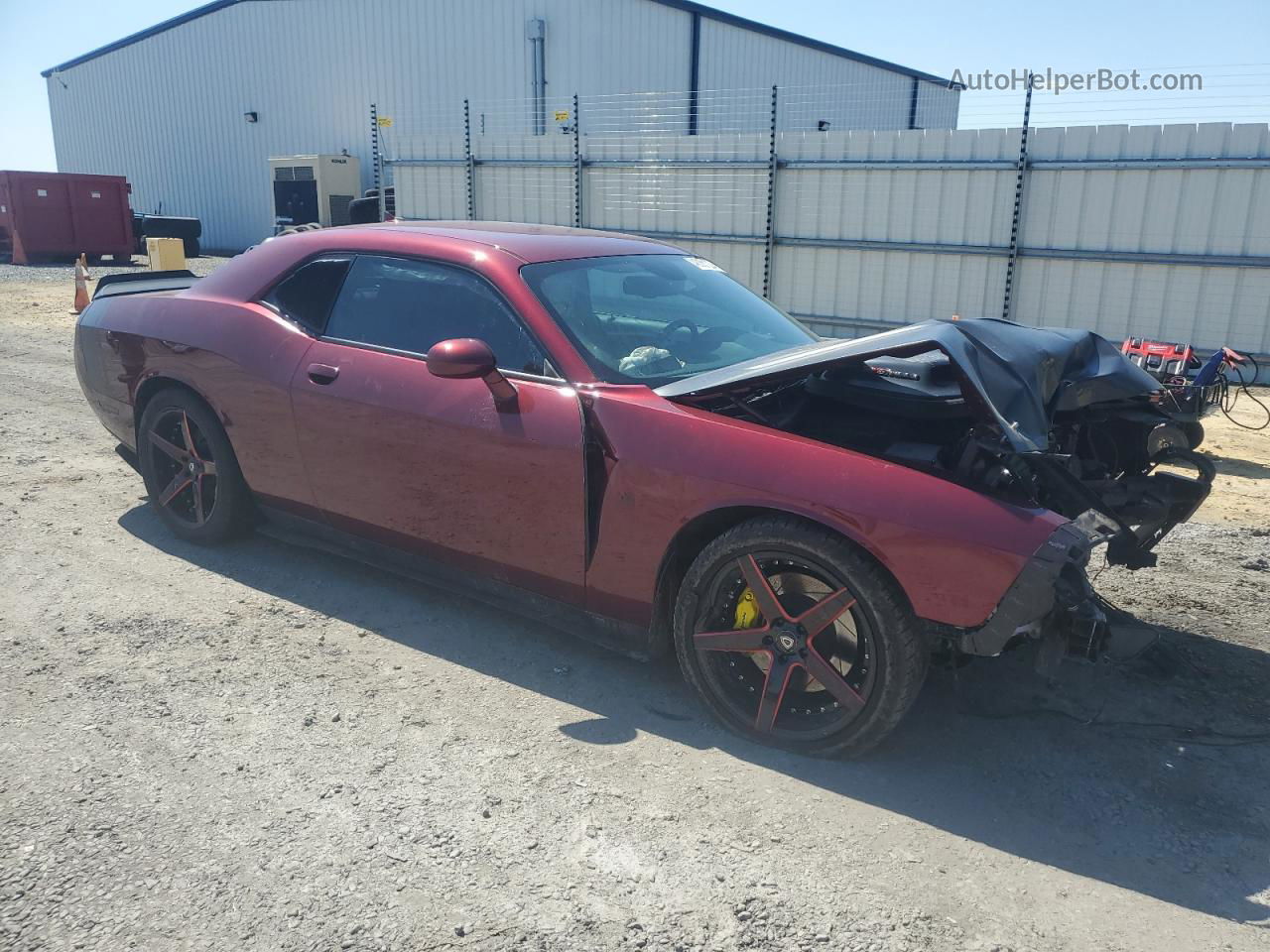 2017 Dodge Challenger R/t 392 Burgundy vin: 2C3CDZFJ6HH613404