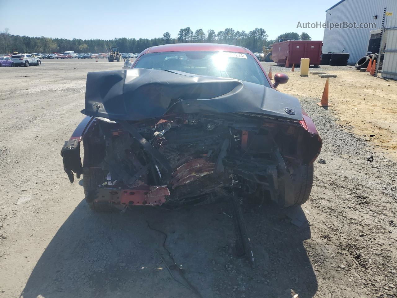 2017 Dodge Challenger R/t 392 Burgundy vin: 2C3CDZFJ6HH613404