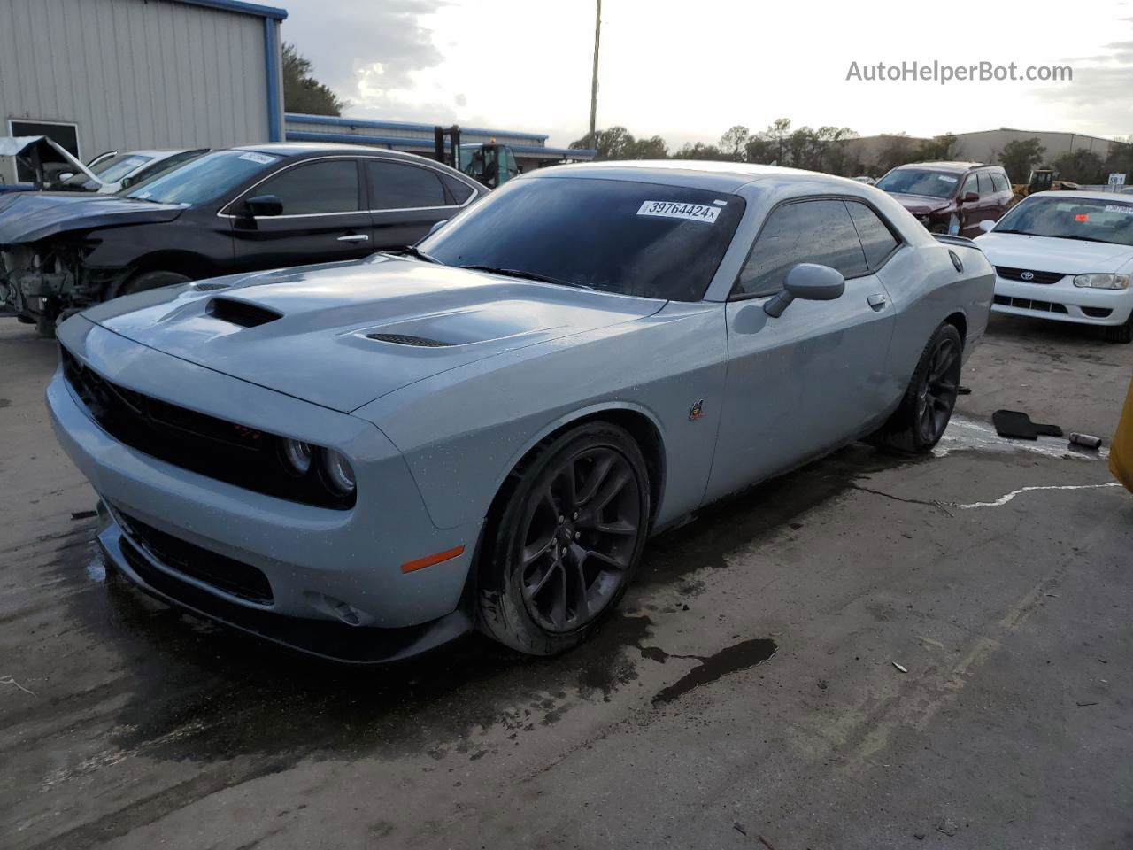 2022 Dodge Challenger R/t Scat Pack Серый vin: 2C3CDZFJ6NH175480