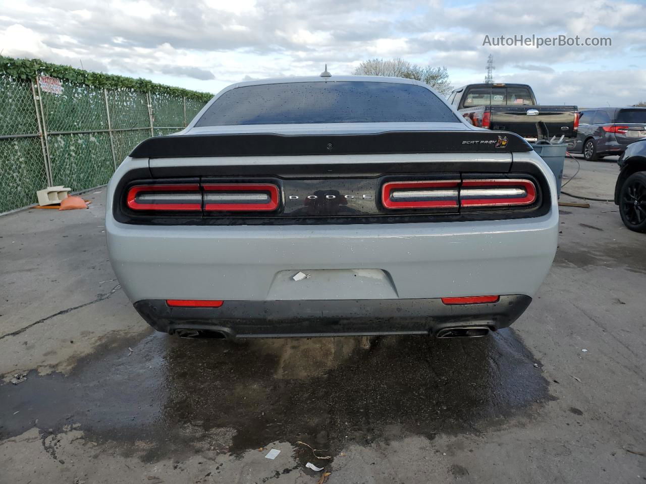 2022 Dodge Challenger R/t Scat Pack Серый vin: 2C3CDZFJ6NH175480