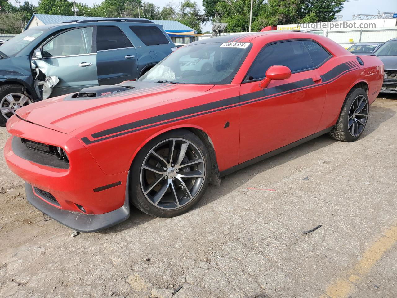 2015 Dodge Challenger R/t Scat Pack Red vin: 2C3CDZFJ7FH820638