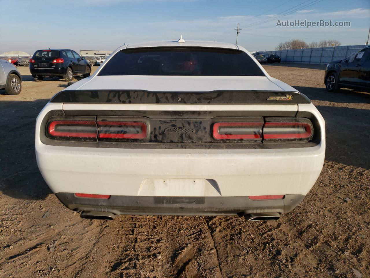 2016 Dodge Challenger R/t Scat Pack White vin: 2C3CDZFJ7GH249766