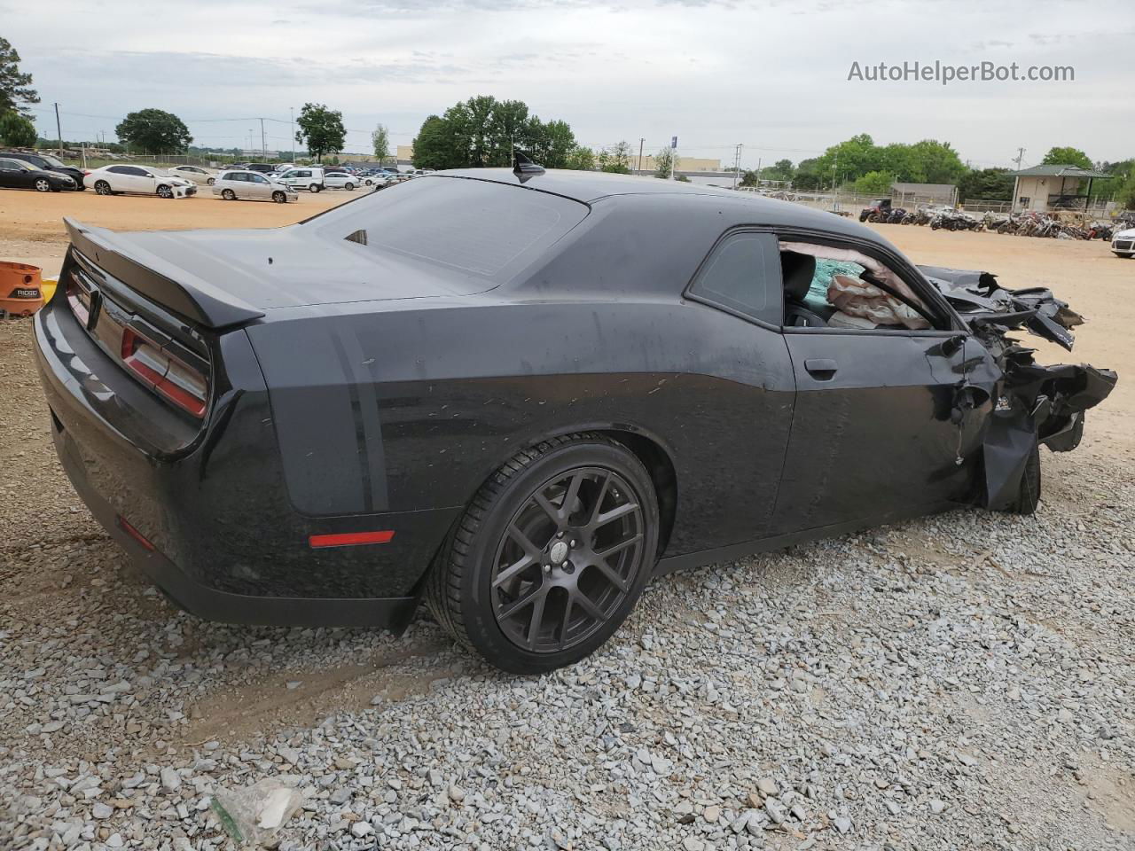 2016 Dodge Challenger R/t Scat Pack Black vin: 2C3CDZFJ7GH255146