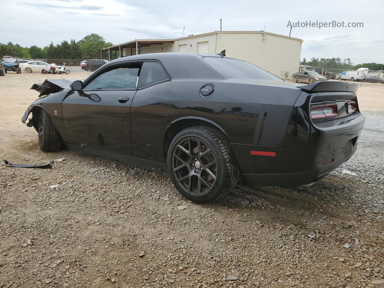 2016 Dodge Challenger R/t Scat Pack Black vin: 2C3CDZFJ7GH255146