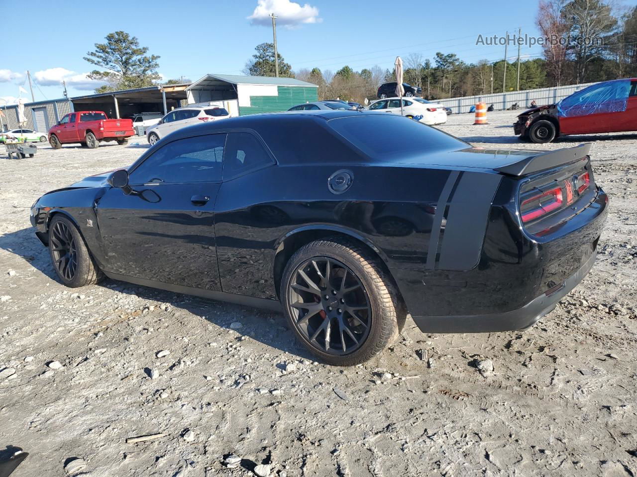 2016 Dodge Challenger R/t Scat Pack Black vin: 2C3CDZFJ7GH255275