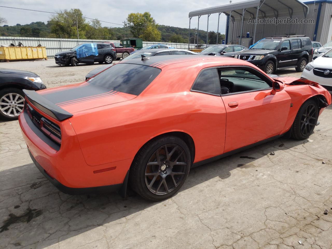 2016 Dodge Challenger R/t Scat Pack Orange vin: 2C3CDZFJ7GH337670