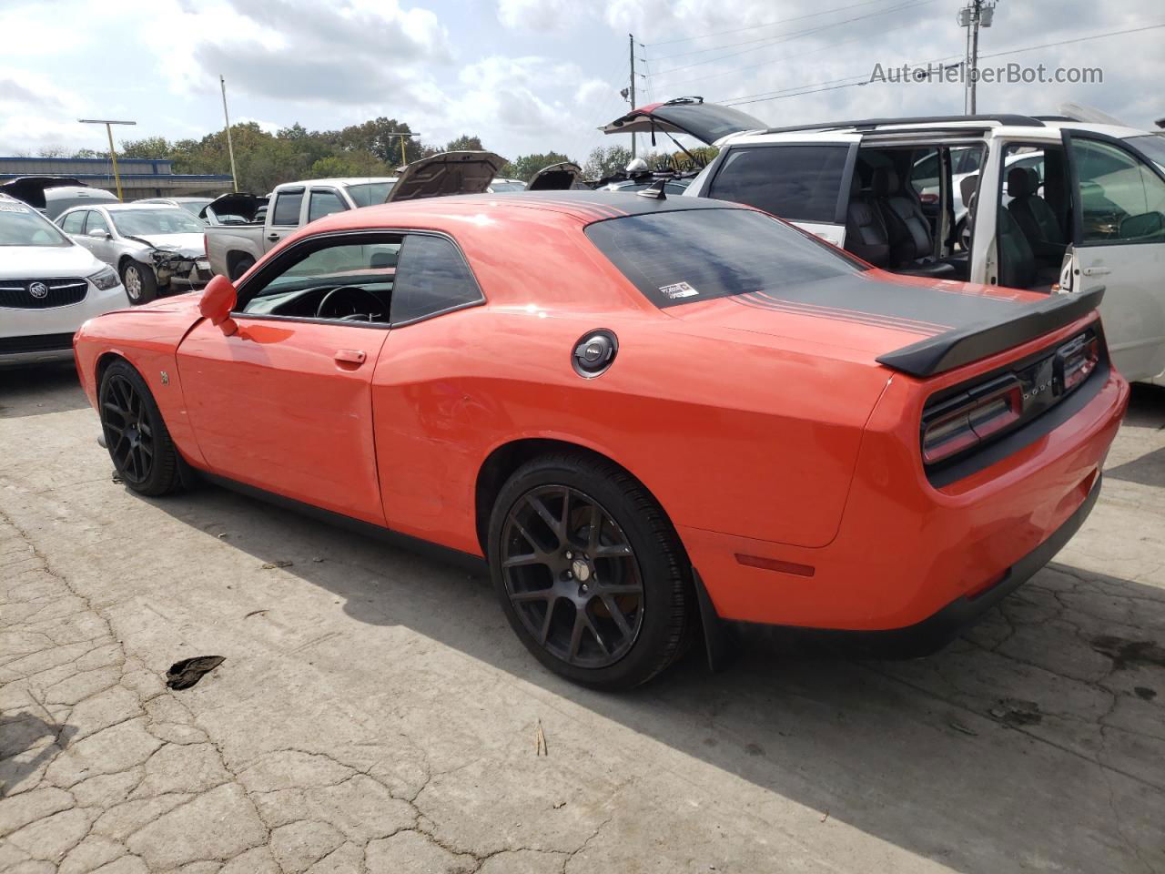 2016 Dodge Challenger R/t Scat Pack Orange vin: 2C3CDZFJ7GH337670