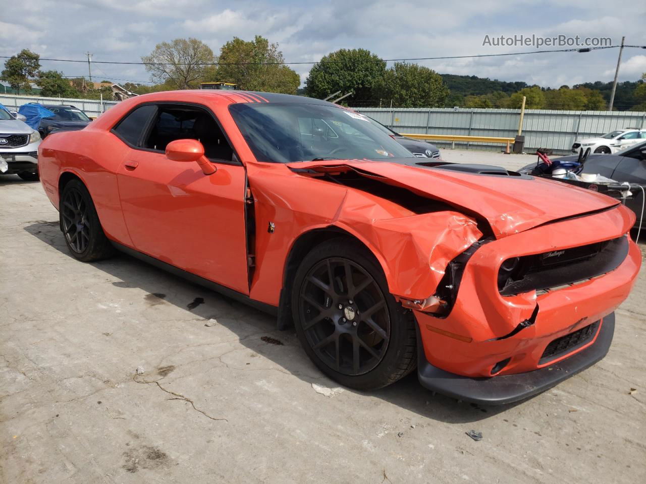 2016 Dodge Challenger R/t Scat Pack Orange vin: 2C3CDZFJ7GH337670