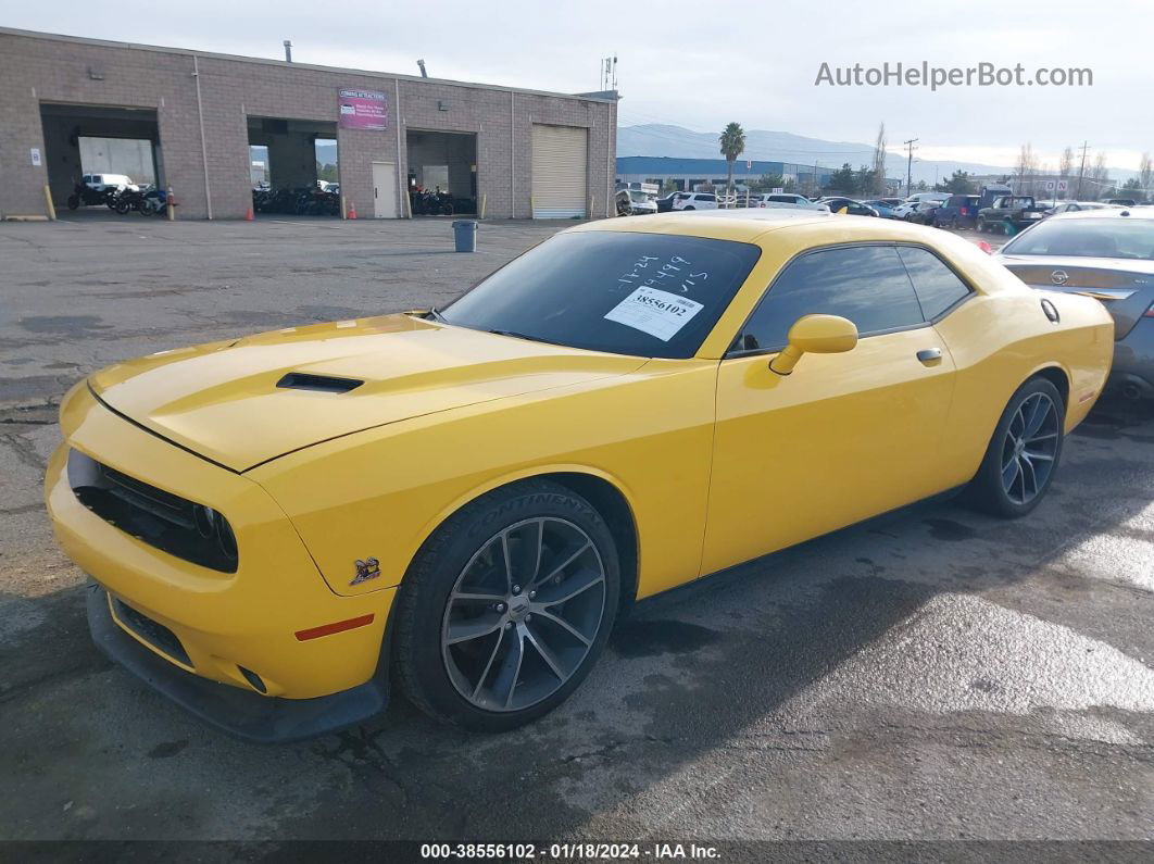 2017 Dodge Challenger R/t Scat Pack Yellow vin: 2C3CDZFJ7HH613735