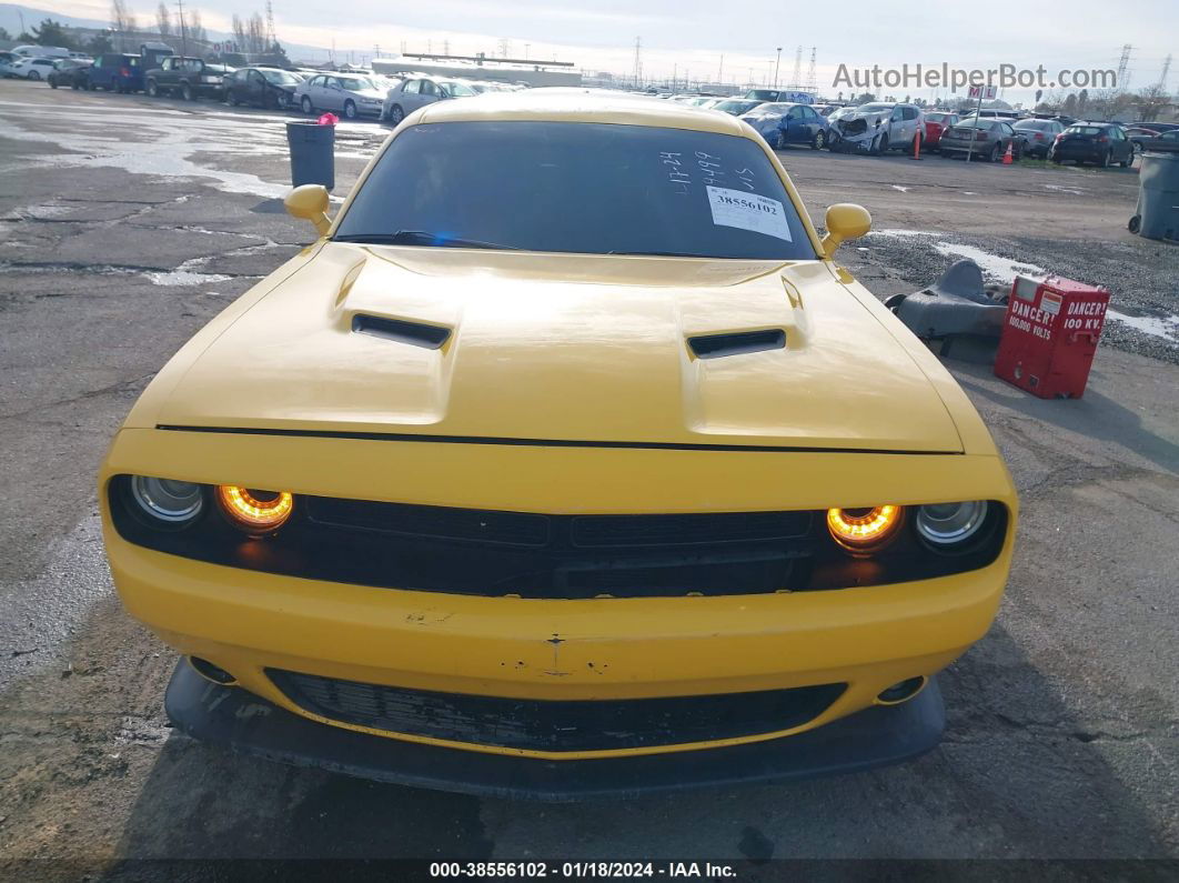 2017 Dodge Challenger R/t Scat Pack Yellow vin: 2C3CDZFJ7HH613735