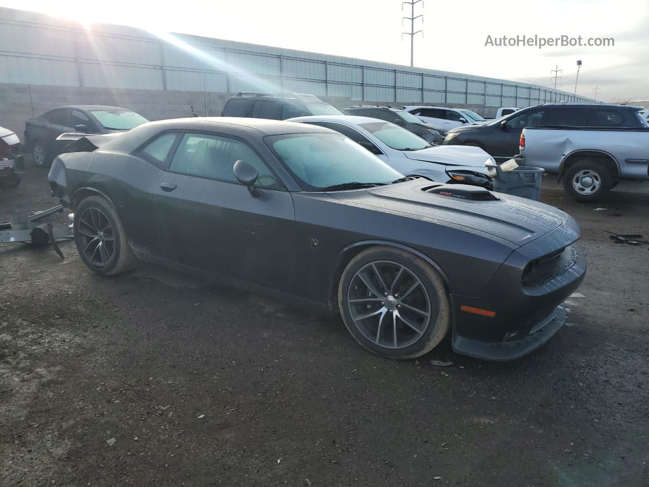 2017 Dodge Challenger R/t 392 Gray vin: 2C3CDZFJ7HH664328