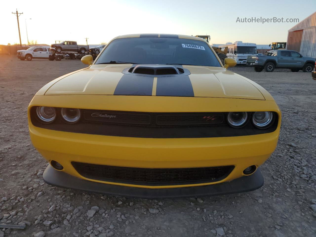 2018 Dodge Challenger R/t 392 Желтый vin: 2C3CDZFJ7JH168936