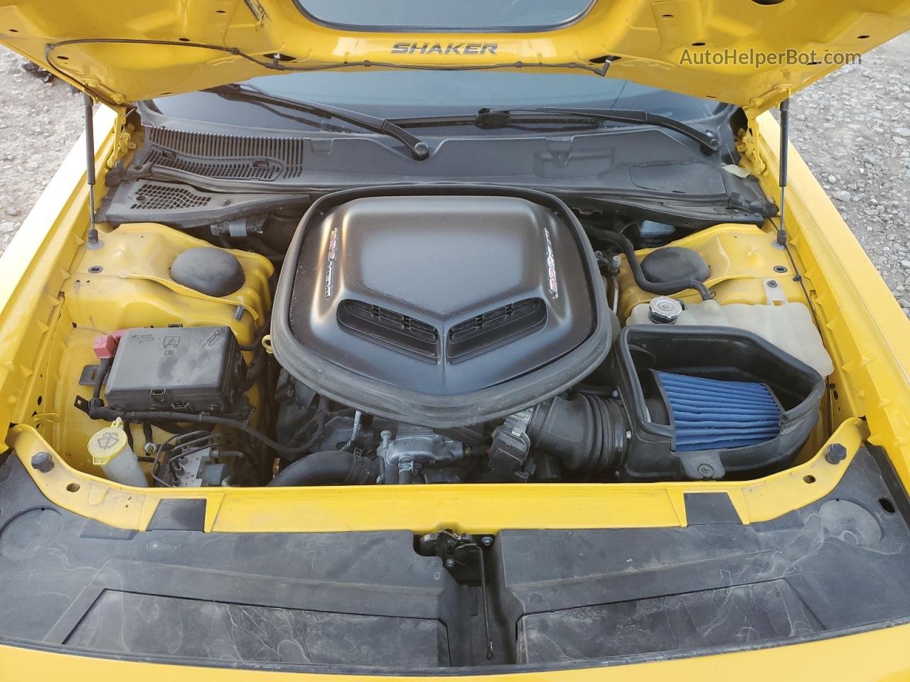 2018 Dodge Challenger R/t 392 Yellow vin: 2C3CDZFJ7JH168936