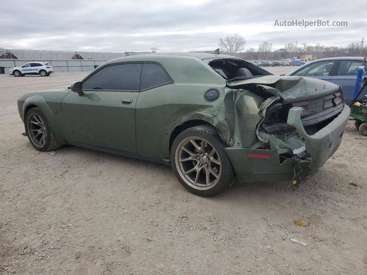 2023 Dodge Challenger R/t Scat Pack Green vin: 2C3CDZFJ7PH525928