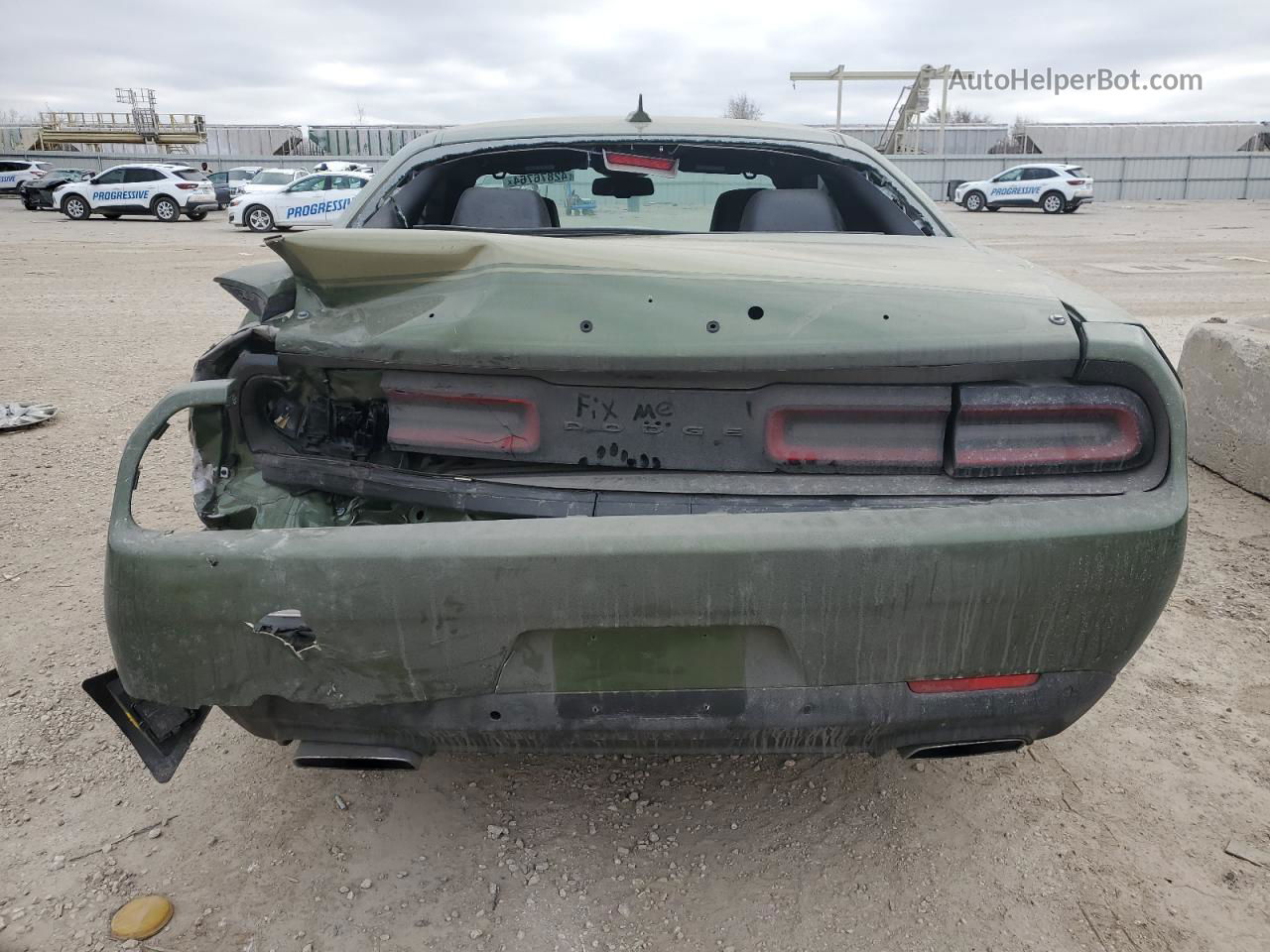 2023 Dodge Challenger R/t Scat Pack Green vin: 2C3CDZFJ7PH525928