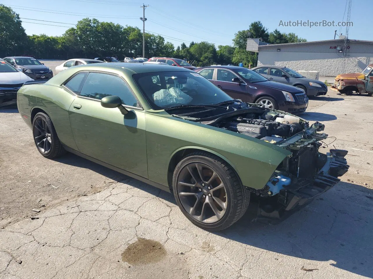 2023 Dodge Challenger R/t Scat Pack Green vin: 2C3CDZFJ7PH610820