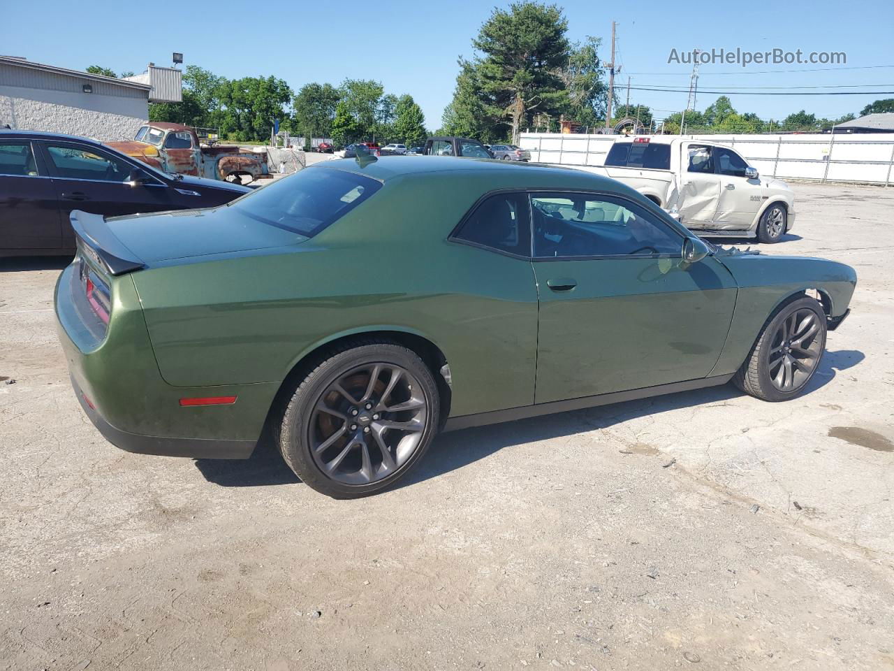 2023 Dodge Challenger R/t Scat Pack Green vin: 2C3CDZFJ7PH610820