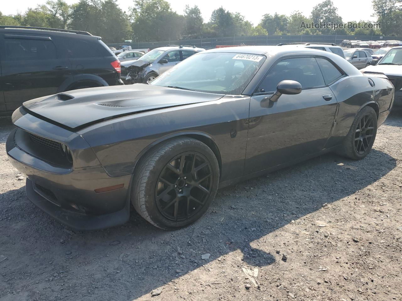 2015 Dodge Challenger R/t Scat Pack Gray vin: 2C3CDZFJ8FH910011